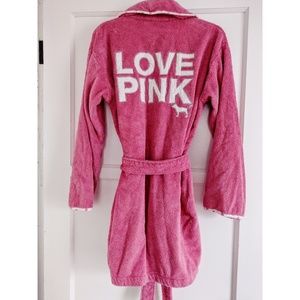 Victoria's Secret Pink towel robe